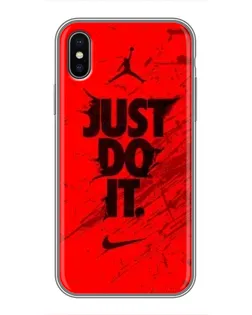 Чохол для iPhone X з картинкою «Nike Just Do It»
