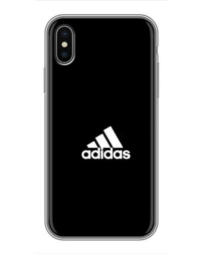 Чохол для iPhone X з картинкою «Adidas Red Style»