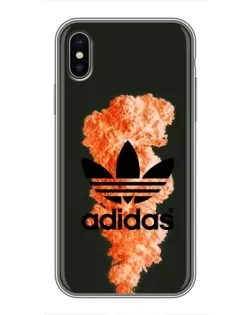 Чохол для iPhone X з картинкою «Adidas Classic White»