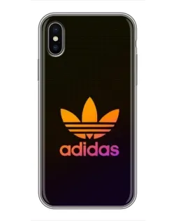 Чохол для iPhone X з картинкою «Градієнт Adidas»