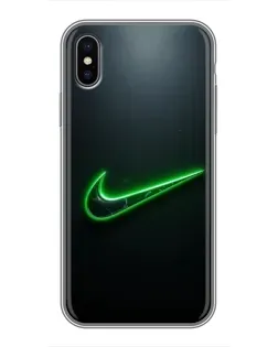 Чохол для iPhone X з картинкою «Неоновий контур Nike» Чохол для iPhone X з картинкою «Неоновий контур Nike»