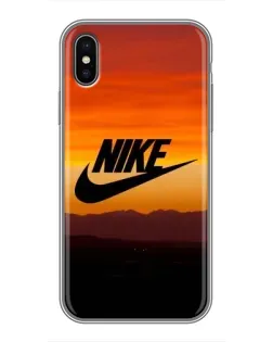 Чохол для iPhone X з картинкою «Nike — вечірній горизонт»