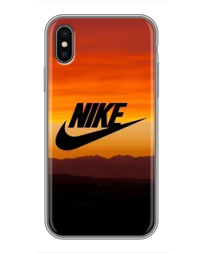 Чохол для iPhone X з картинкою «Nike — вечірній горизонт»