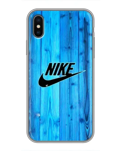 Чохол для iPhone X з картинкою «Блакитне дерево Nike»