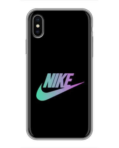 Чохол для iPhone X з картинкою «Nike — міська ніч»
