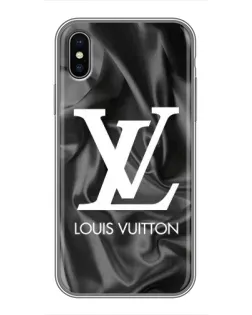 Чохол для iPhone X з картинкою «Шовковий Louis Vuitton»