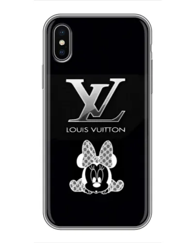 Чохол для iPhone X з картинкою «LV та Мінні Маус»