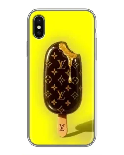 Чохол для iPhone X з картинкою «Морозиво від LV»