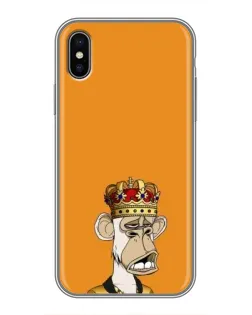 Чохол для iPhone X з картинкою «Золота мавпа Bored Ape» Чохол для iPhone X з картинкою «Золота мавпа Bored Ape»