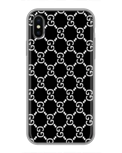 Чохол для iPhone X з картинкою «Gucci — сітчастий паттерн»