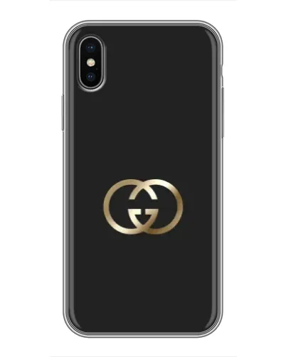 Чохол для iPhone X з картинкою «Мінімалізм Gucci»
