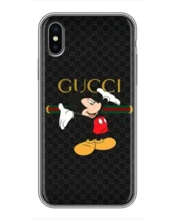 Чохол для iPhone X з картинкою «Міккі Маус Gucci»