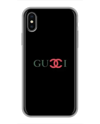 Чохол для iPhone X з картинкою «Gucci — червоний градієнт»
