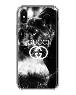 Чехол для iPhone X с картинкой «Gucci — дикая природа» Чехол для iPhone X с картинкой «Gucci — дикая природа»