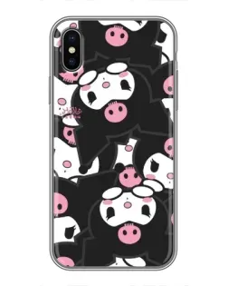 Чохол для iPhone X з картинкою «Kuromi з сердечком»