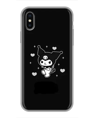 Чохол для iPhone X з картинкою «Куромі та полуниця»