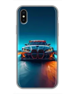 Чохол для iPhone X з картинкою «BMW — вогні неону» Чохол для iPhone X з картинкою «BMW — вогні неону»