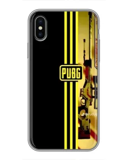 Чохол для iPhone X з картинкою «PUBG — камуфляжний шолом»