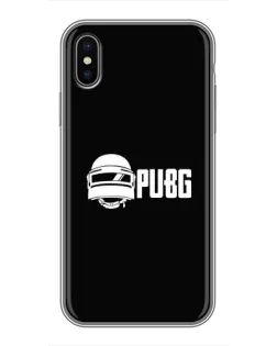 Чохол для iPhone X з картинкою «PUBG — класичний лого»