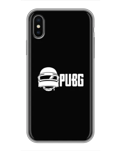 Чохол для iPhone X з картинкою «PUBG — класичний лого»