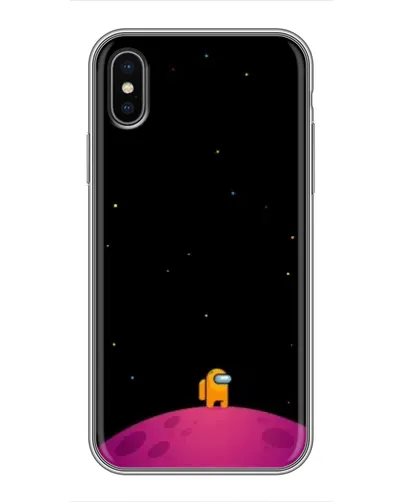 Чохол для iPhone X з картинкою «Самотній герой на планеті»