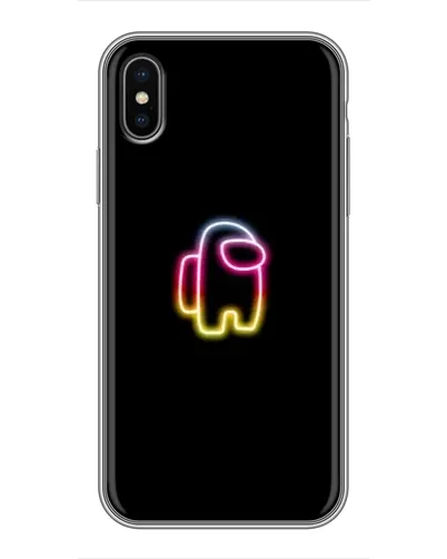 Чохол для iPhone X з картинкою «Among Us градієнт»