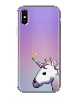 Чохол для iPhone X з картинкою «Єдиноріг градієнт» Чохол для iPhone X з картинкою «Єдиноріг градієнт»