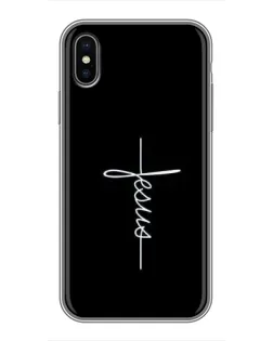 Чехол для iPhone X с картинкой «Тонкая линия веры»