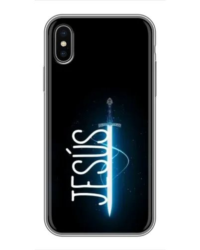 Чехол для iPhone X с картинкой «Меч Духа Jesus»