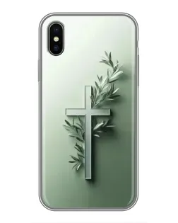 Чохол для iPhone X з картинкою «Оливкова гілка»