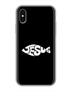 Чохол для iPhone X з картинкою «Риба  Jesus»