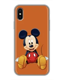 Чохол для iPhone X з картинкою «Міккі відпочиває»