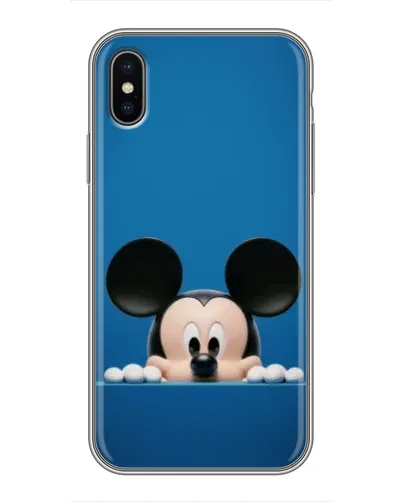 Чохол для iPhone X з картинкою «Міккі виглядає»
