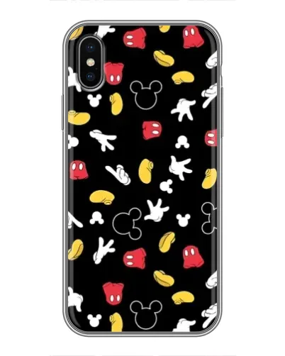 Чохол для iPhone X з картинкою «Графічний принт лапок»