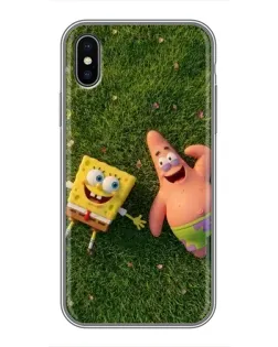 Чохол для iPhone X з картинкою «Друзі на галявині»