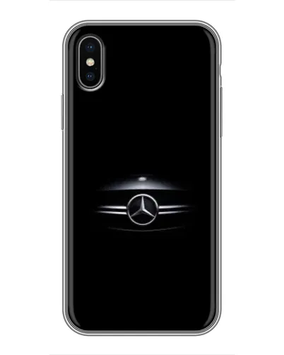 Чохол для iPhone X з картинкою «Mercedes — абстрактні лінії»