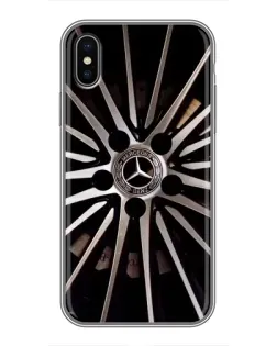 Чохол для iPhone X з картинкою «Диск Mercedes»