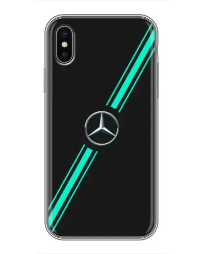 Чохол для iPhone X з картинкою «Спортивні лінії Mercedes» Чохол для iPhone X з картинкою «Спортивні лінії Mercedes»