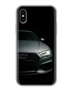 Чохол для iPhone X з картинкою «Audi — деталізація кузова»