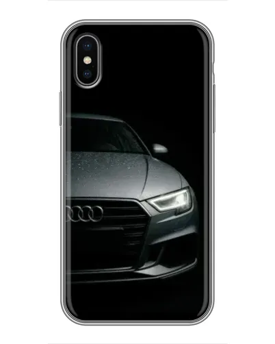 Чохол для iPhone X з картинкою «Audi — деталізація кузова»