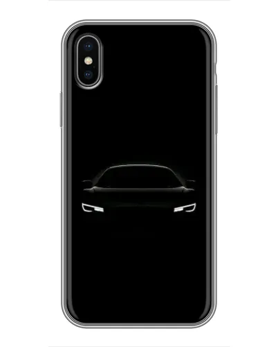 Чохол для iPhone X з картинкою «Погляд Audi у темряві»