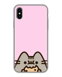 Чохол для iPhone X з картинкою «Pusheen та печиво» Чохол для iPhone X з картинкою «Pusheen та печиво»
