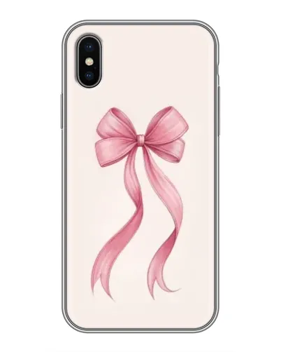 Чохол для iPhone X з картинкою «Рожевий бант» Чохол для iPhone X з картинкою «Рожевий бант»