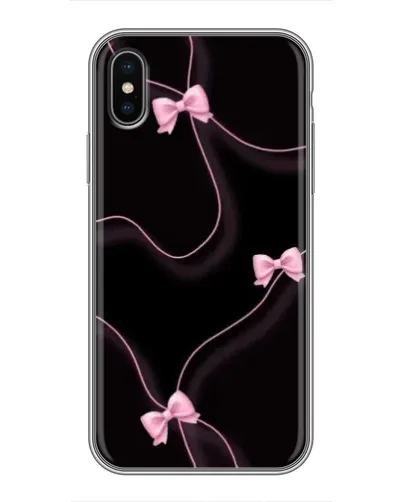 Чохол для iPhone X з картинкою «Рожеві стрічки» Чохол для iPhone X з картинкою «Рожеві стрічки»
