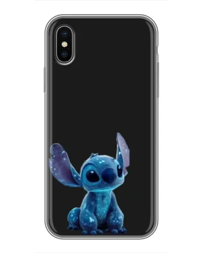 Чехол для iPhone X с картинкой «Стич на черном» Чехол для iPhone X с картинкой «Стич на черном»