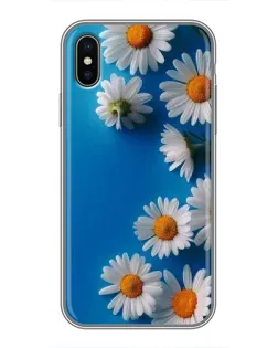 Чохол для iPhone X з картинкою «Білосніжні маргаритки»