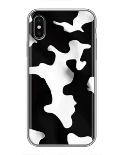 Чохол для iPhone X з картинкою «Чорно-біла пляма»