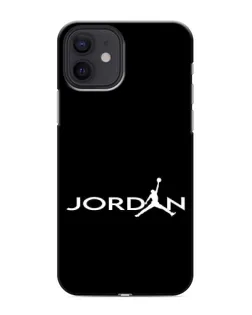 Чехол для iPhone 12 mini с картинкой «Jordan White Logo»