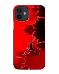 Чехол для iPhone 12 mini с картинкой «Jordan Red Smoke»
