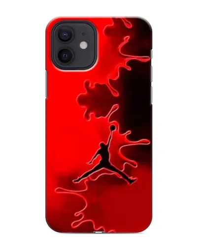 Чехол для iPhone 12 mini с картинкой «Jordan Red Smoke»